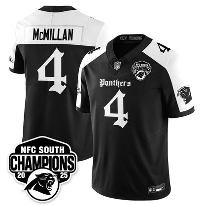 CAR Gothic NFC South Division Champions Vapor Limited Gothic Jersey - All Stitched-DTD