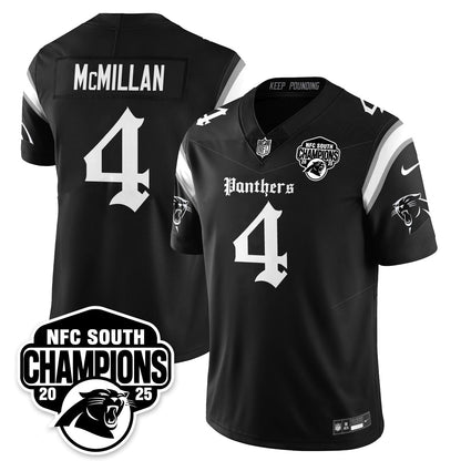 CAR Gothic NFC South Division Champions Vapor Limited Gothic Jersey - All Stitched-DTD