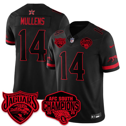 DET Stranger Things AFC South Division Champions Vapor Limited Throwback Jersey - All Stitched-DTD
