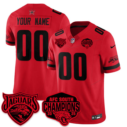 Custom DET Stranger Things AFC South Division Champions Vapor Limited Throwback Jersey - All Stitched-DTD