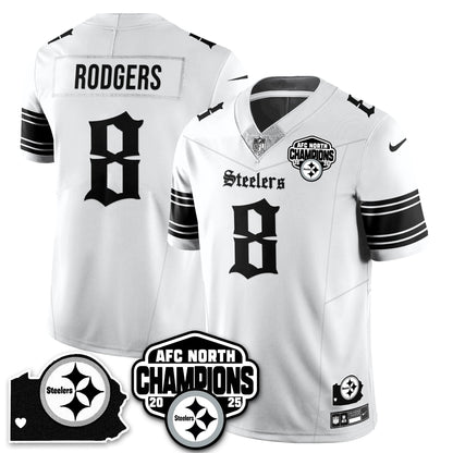 PIT Gothic AFC North Division Champions Vapor Limited Jersey - All Stitched-DTD