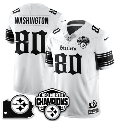 PIT Gothic AFC North Division Champions Vapor Limited Jersey - All Stitched-DTD