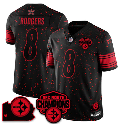PIT Stranger Things AFC North Division Champions Vapor Limited Jersey - All Stitched-DTD