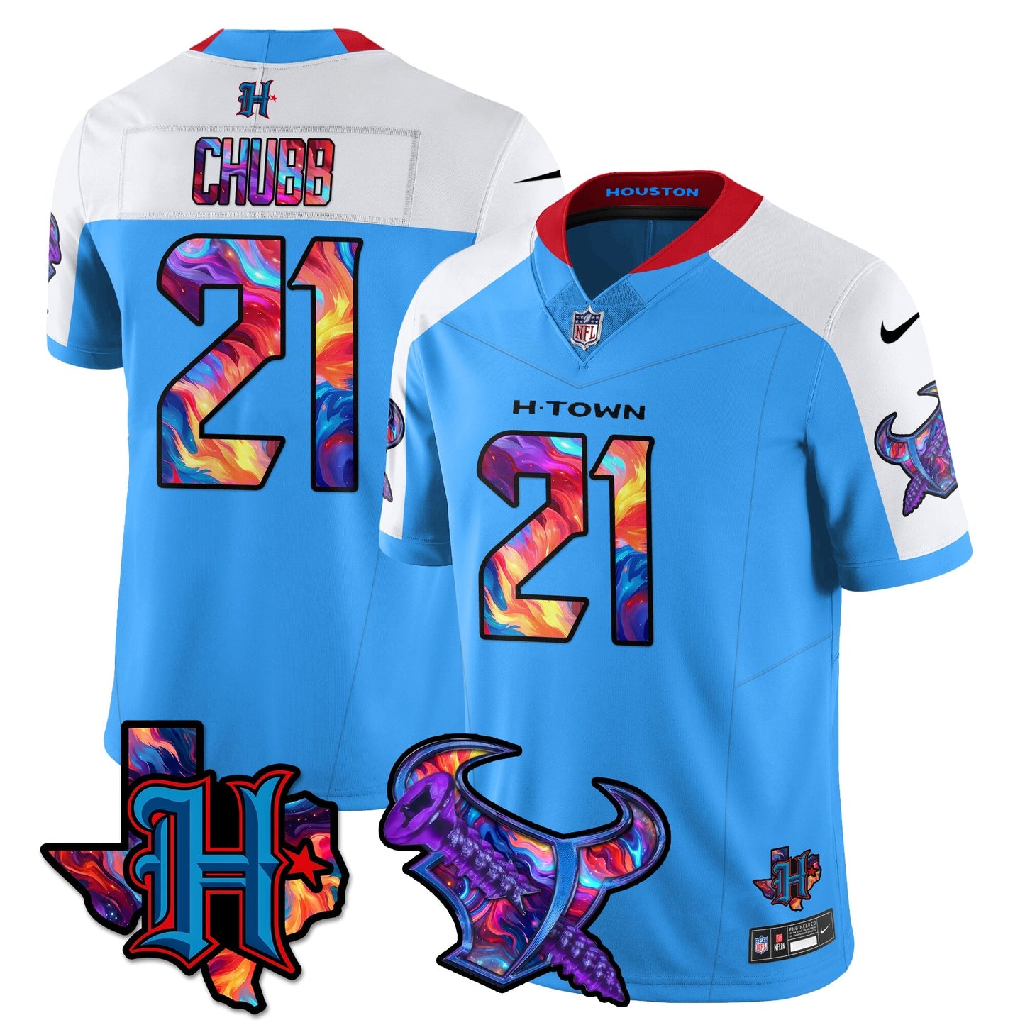 HOU Special Vapor Limited Jersey - All Stitched-DTD