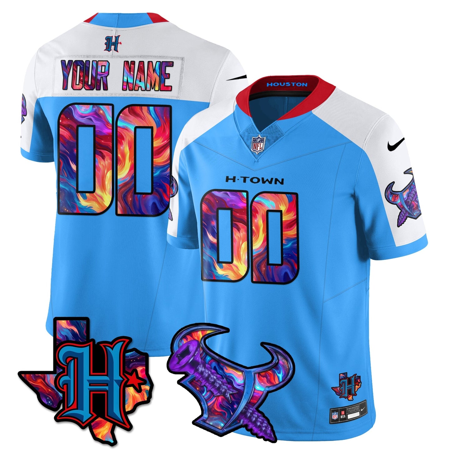 HOU Special Vapor Limited Jersey - All Stitched-DTD