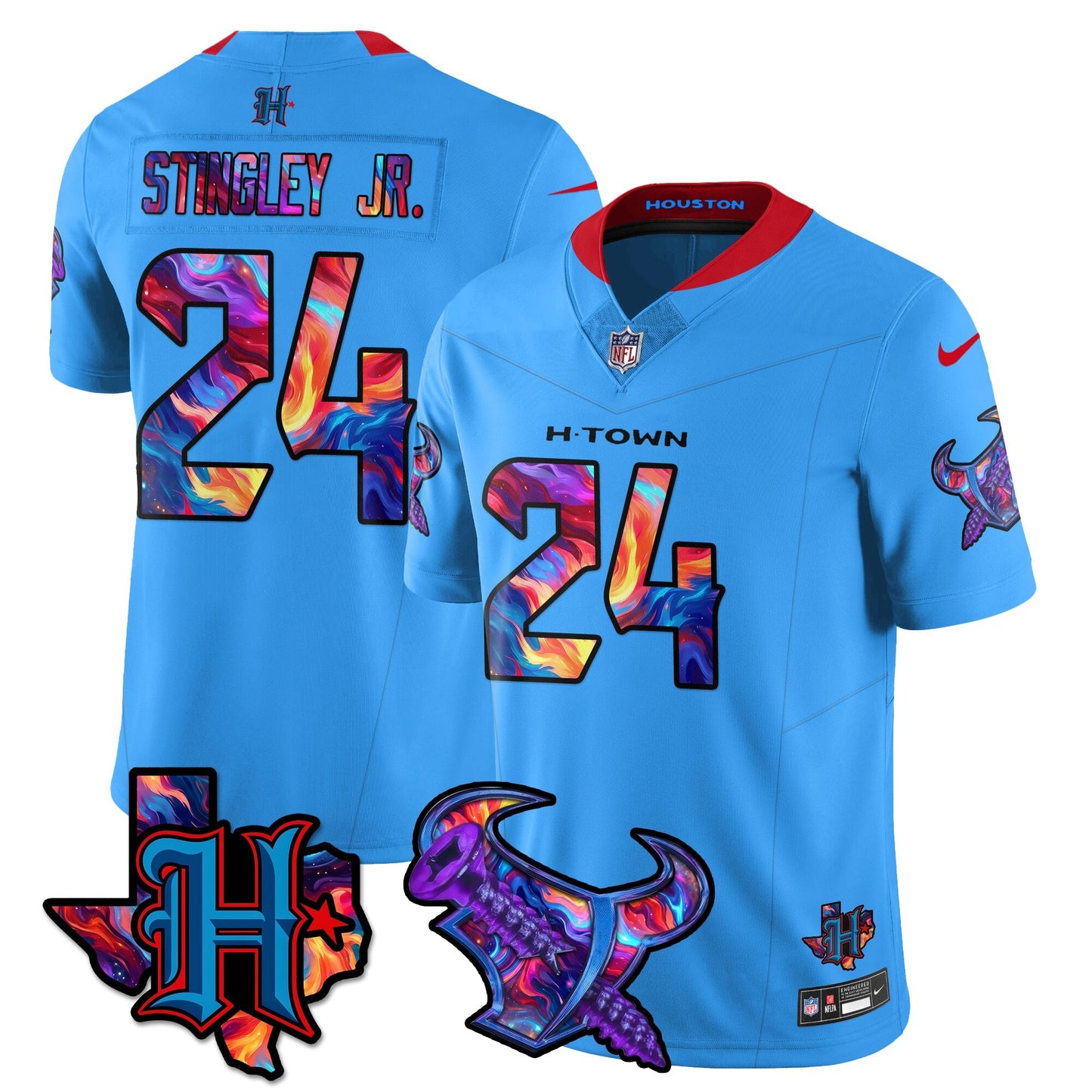 HOU Special Vapor Limited Jersey - All Stitched-DTD