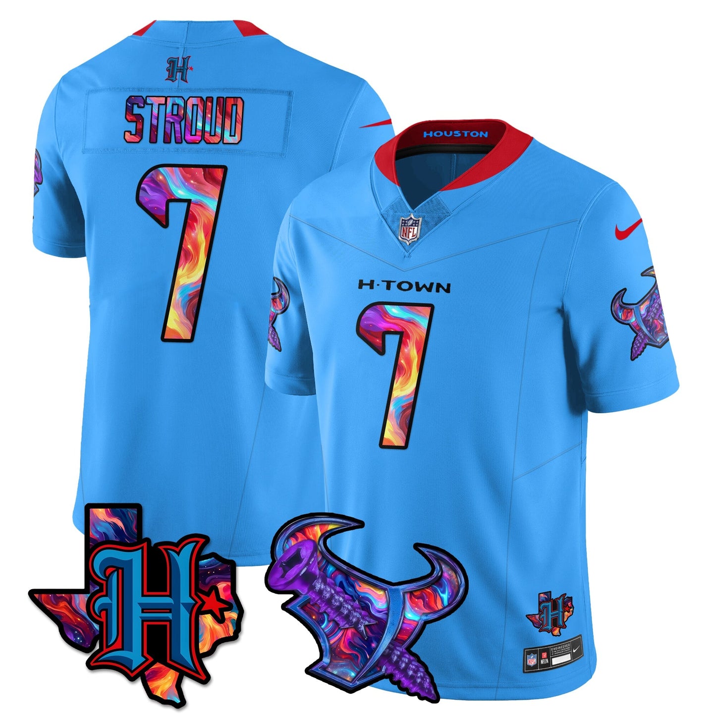 HOU Special Vapor Limited Jersey - All Stitched-DTD