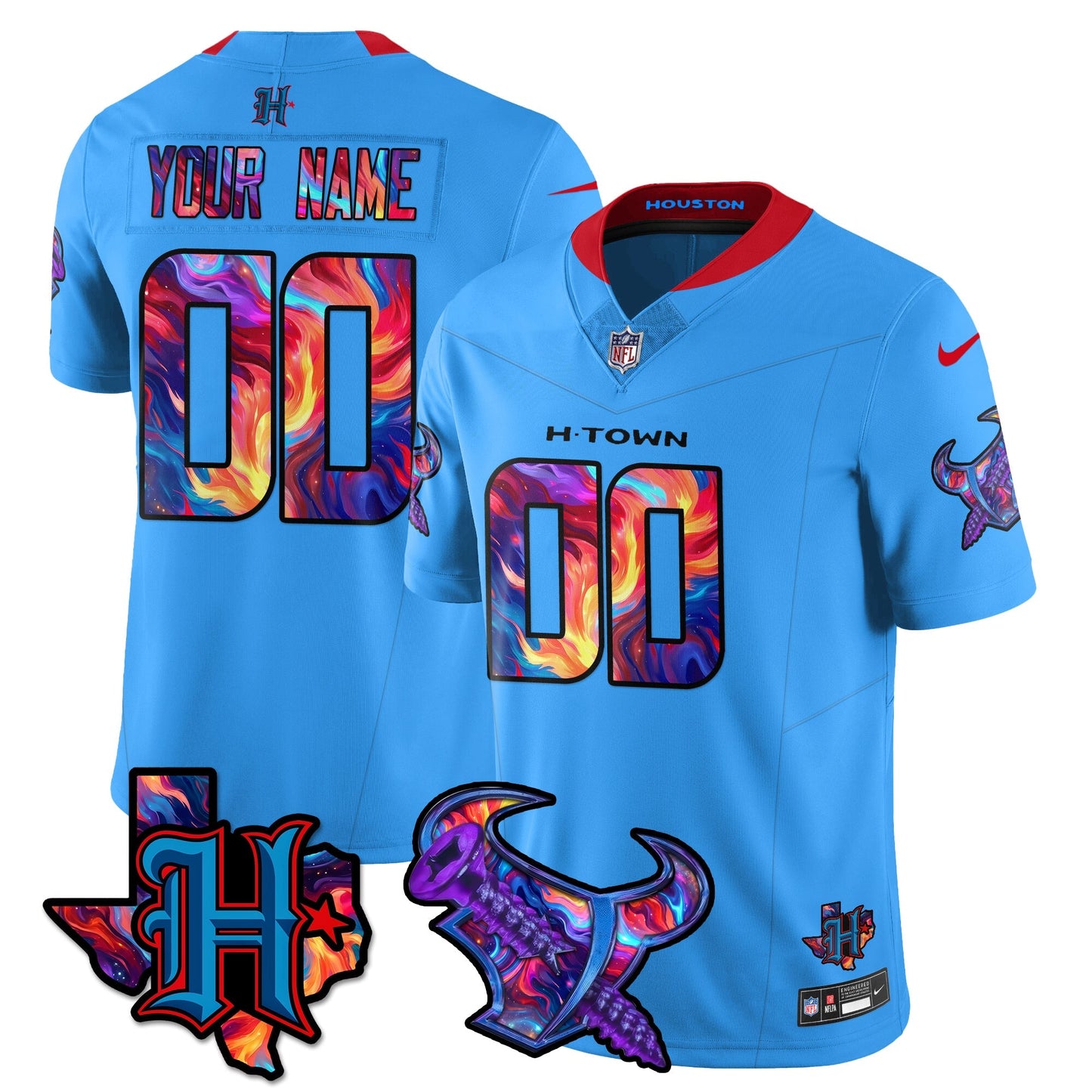 HOU Special Vapor Limited Jersey - All Stitched-DTD