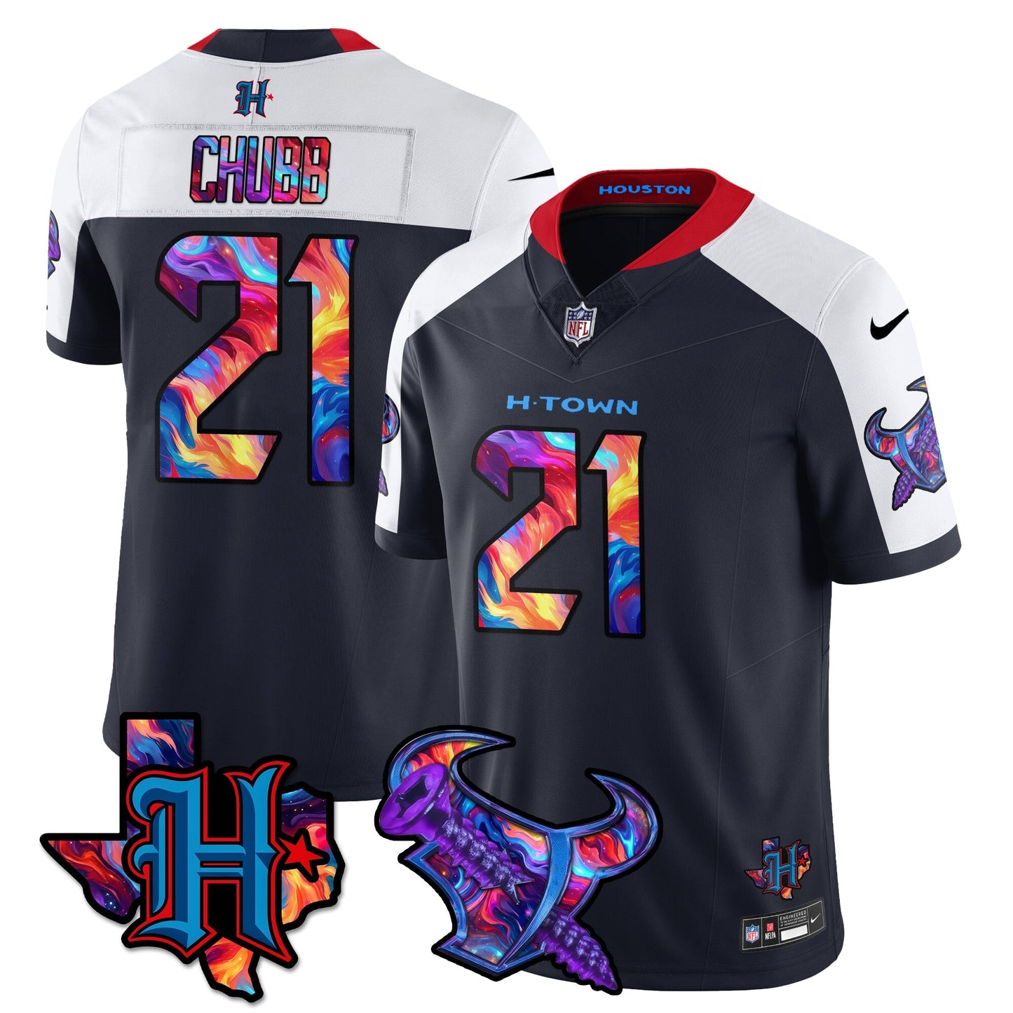 HOU Special Vapor Limited Jersey - All Stitched-DTD