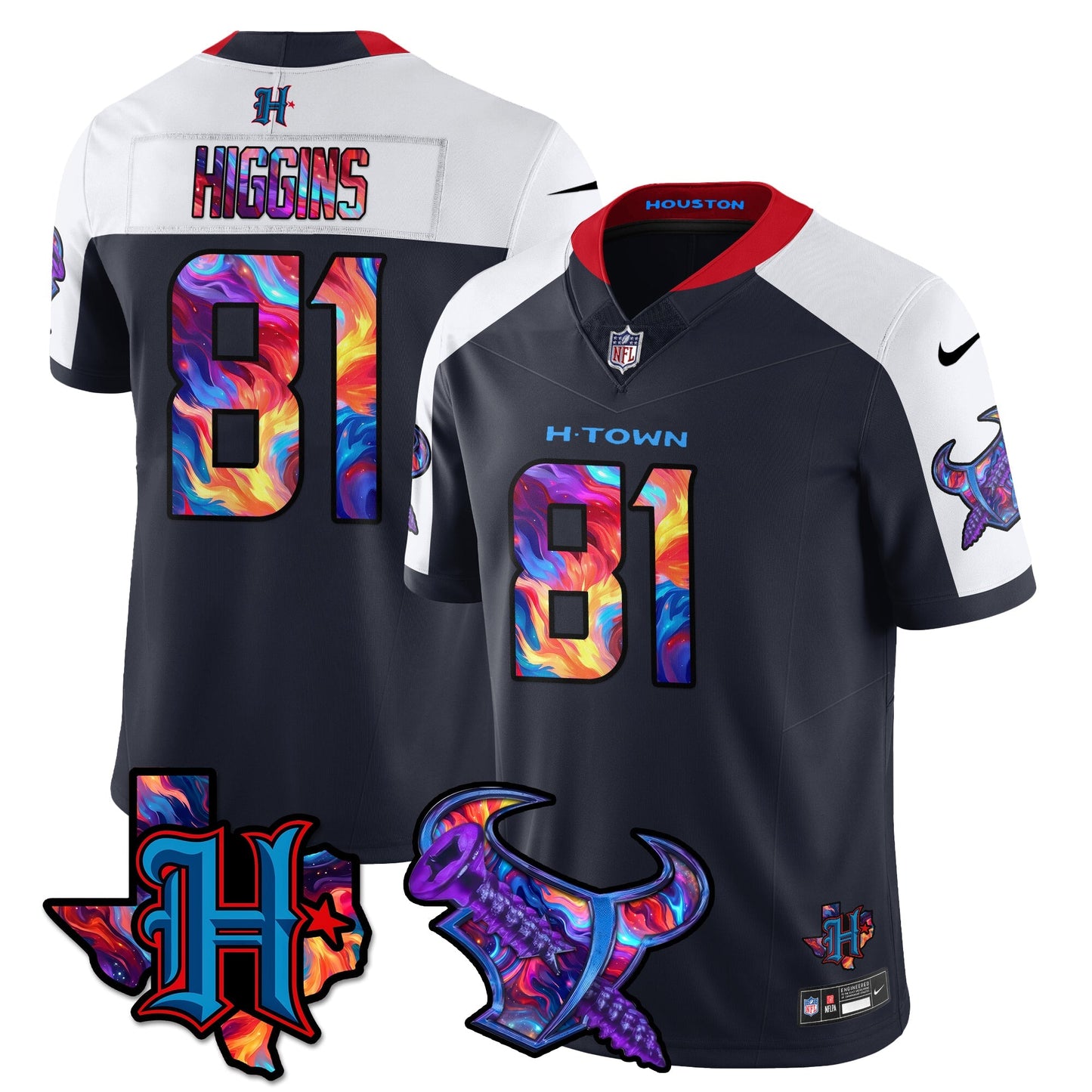 HOU Special Vapor Limited Jersey - All Stitched-DTD