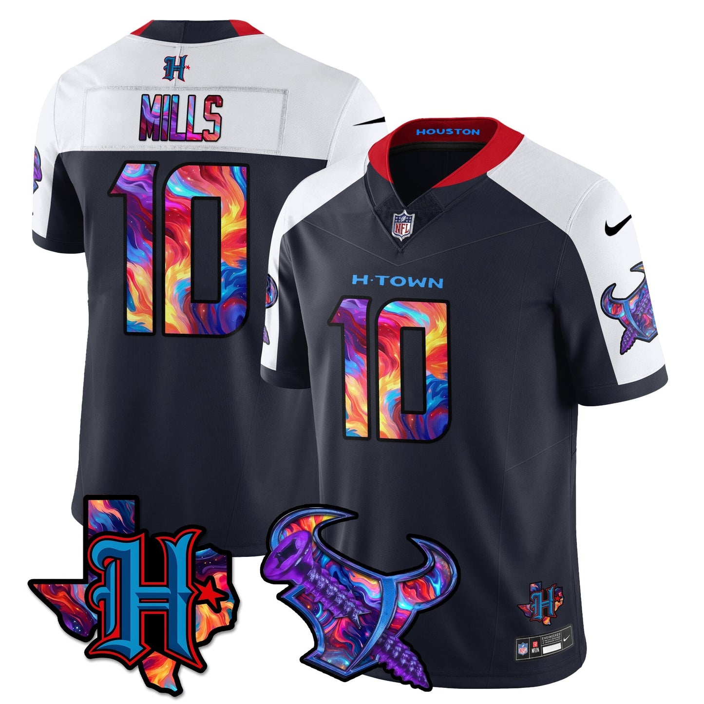 HOU Special Vapor Limited Jersey - All Stitched-DTD
