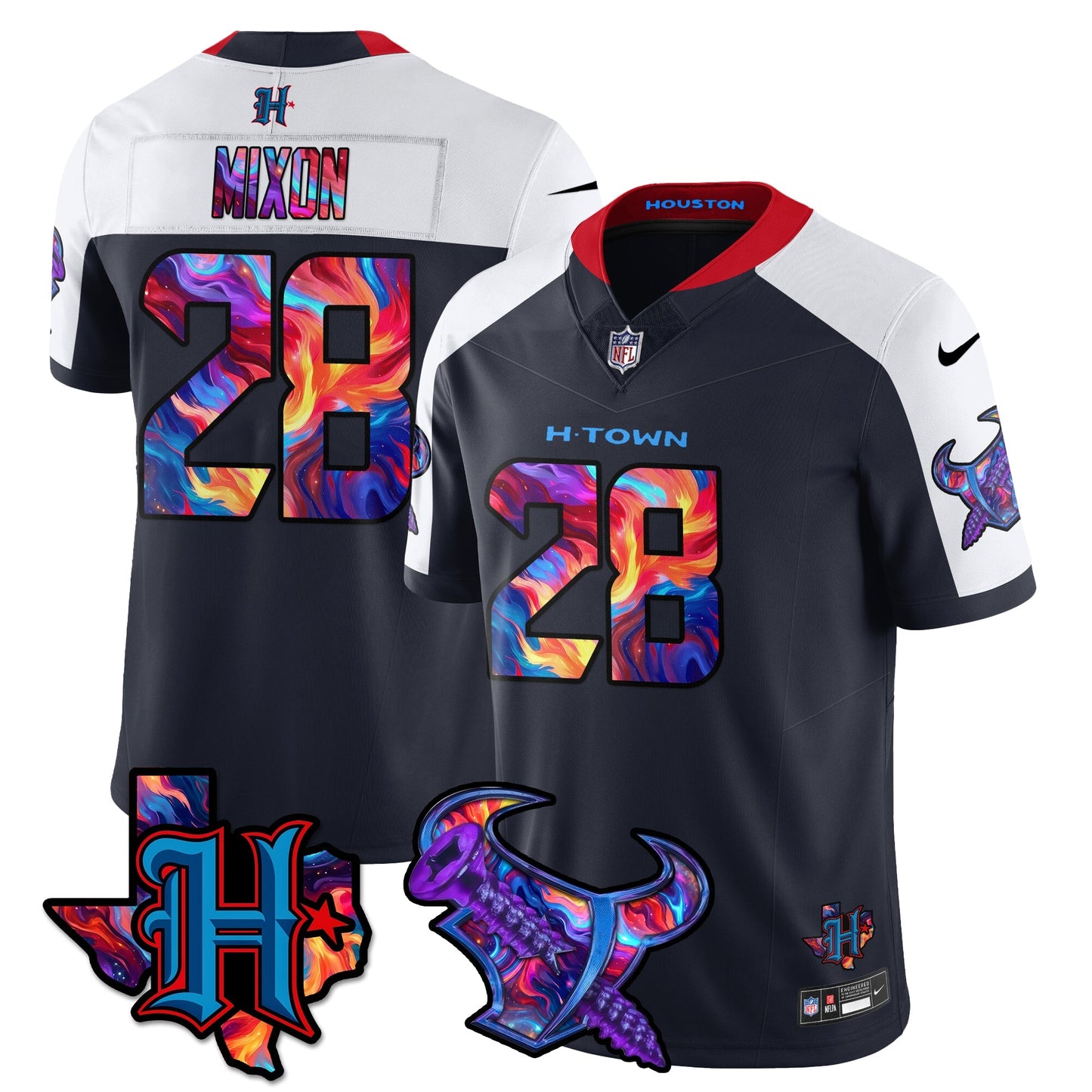 HOU Special Vapor Limited Jersey - All Stitched-DTD