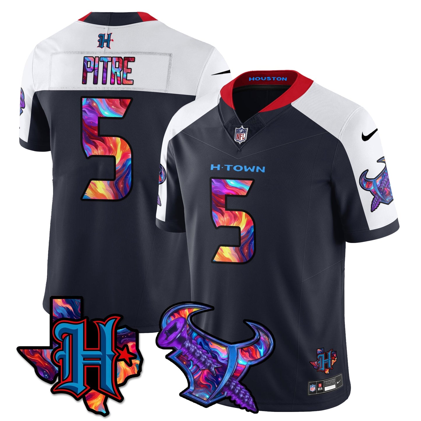 HOU Special Vapor Limited Jersey - All Stitched-DTD