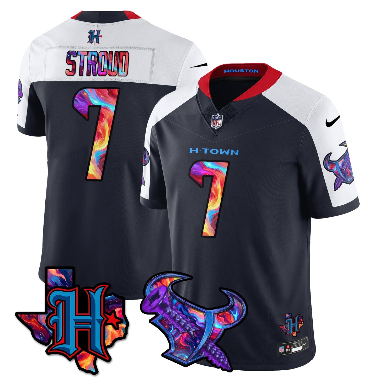 HOU Special Vapor Limited Jersey - All Stitched-DTD