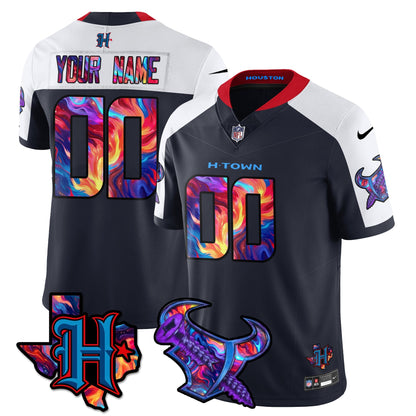 HOU Special Vapor Limited Custom Jersey - All Stitched-DTD