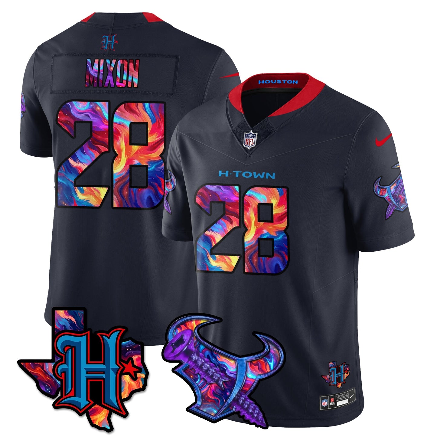 HOU Special Vapor Limited Jersey - All Stitched-DTD