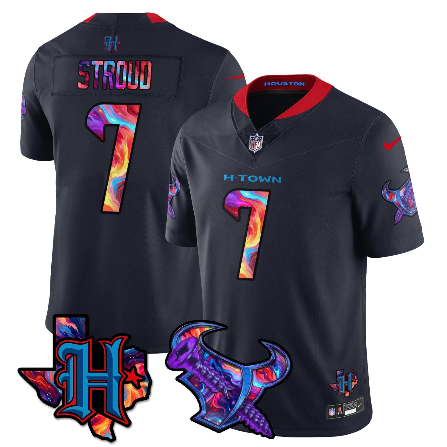 HOU Special Vapor Limited Jersey - All Stitched-DTD