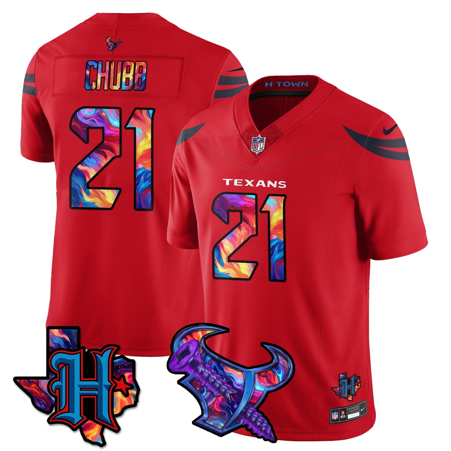 HOU Special Vapor Limited Jersey - All Stitched-DTD