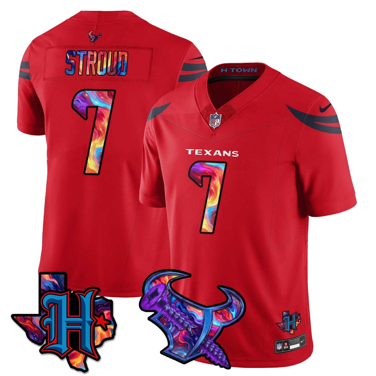 HOU Special Vapor Limited Jersey - All Stitched-DTD