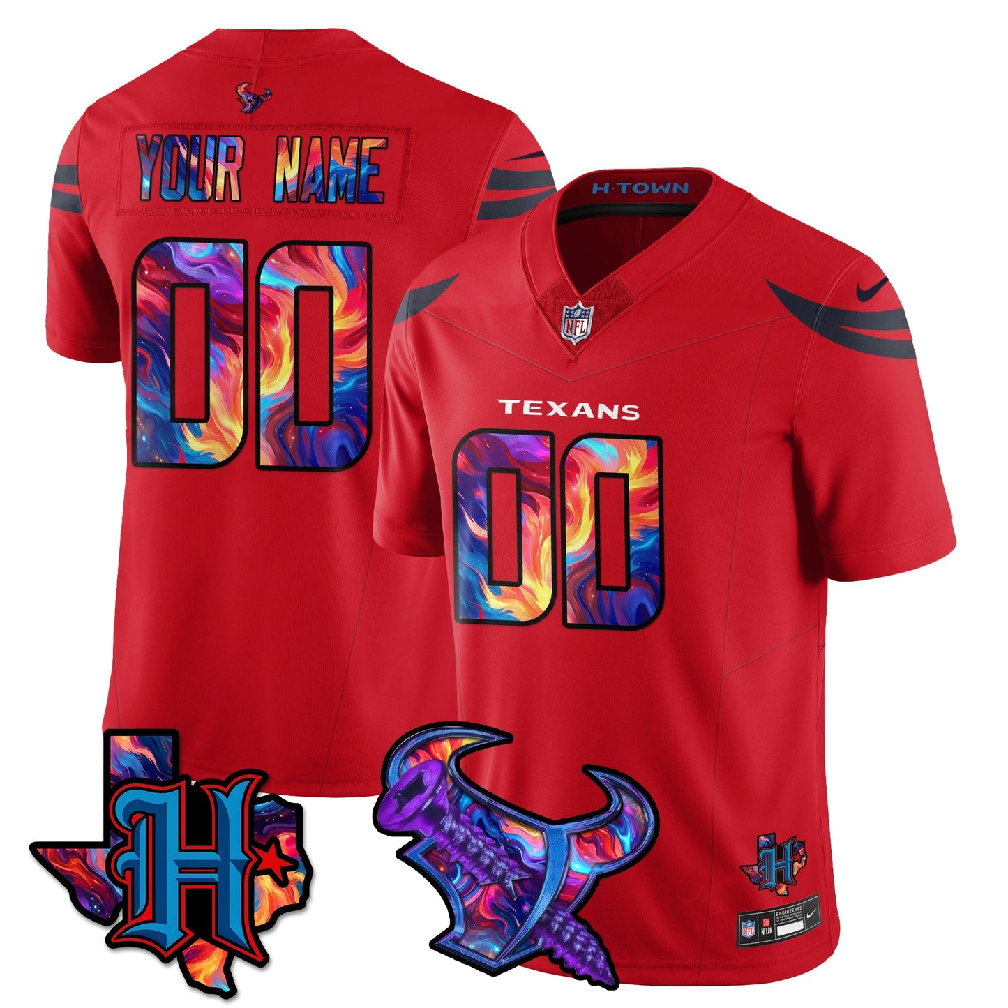 HOU Special Vapor Limited Jersey - All Stitched-DTD