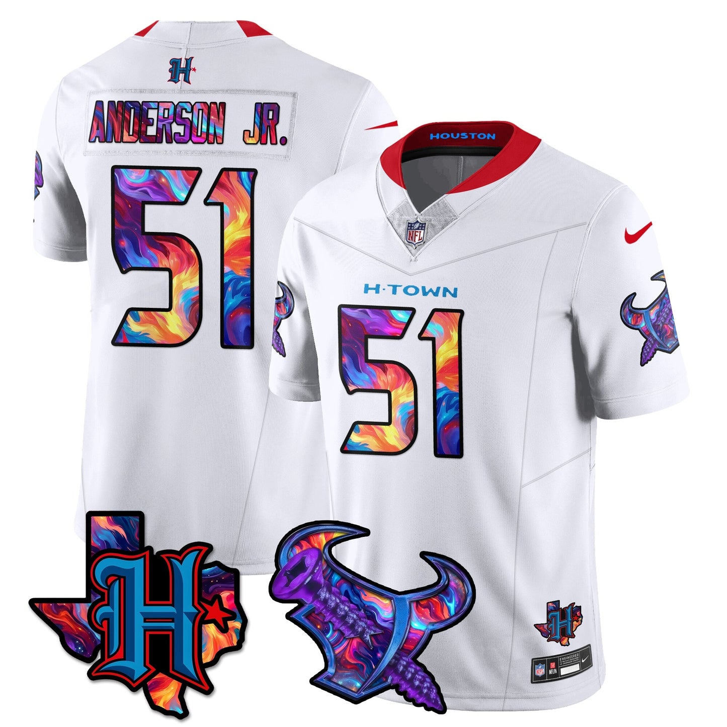 HOU Special Vapor Limited Jersey - All Stitched-DTD