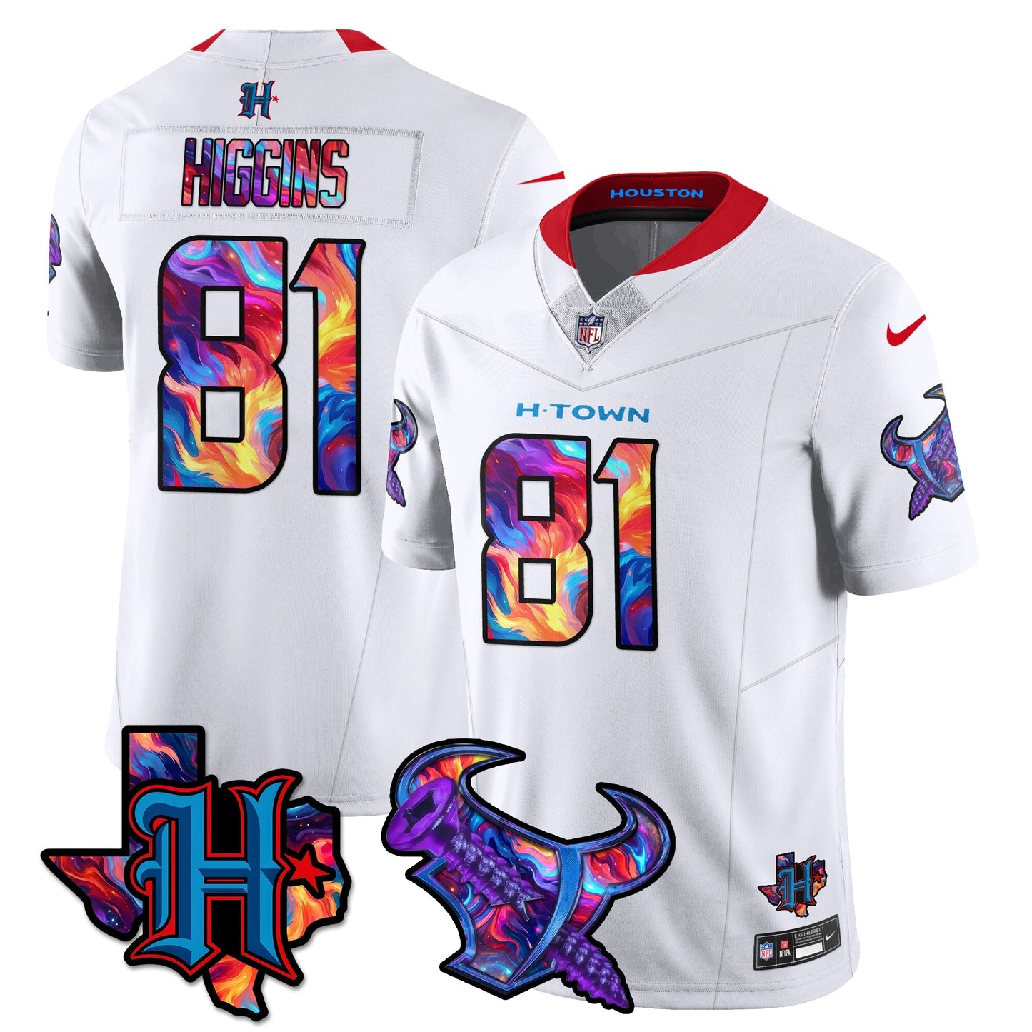HOU Special Vapor Limited Jersey - All Stitched-DTD