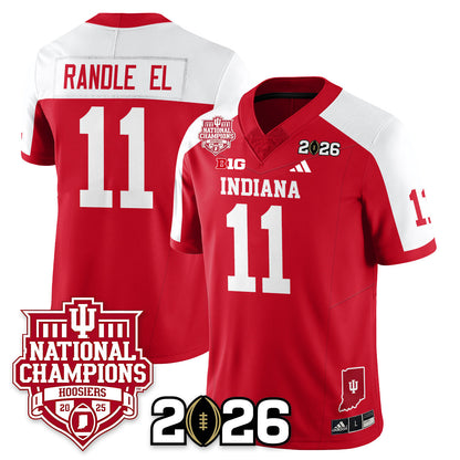 Indiana H Vapor Limited Football Jersey - 2025 National Champions - All Stitched-DTD