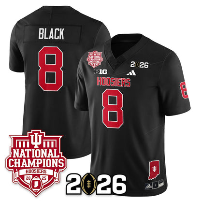 Indiana H Vapor Limited Football Jersey - 2025 National Champions - All Stitched-DTD