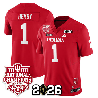 Indiana H Vapor Limited Football Jersey - 2025 National Champions - All Stitched-DTD