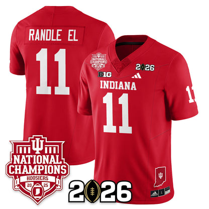 Indiana H Vapor Limited Football Jersey - 2025 National Champions - All Stitched-DTD