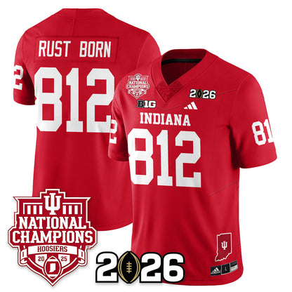 Indiana H Vapor Limited Football Jersey - 2025 National Champions - All Stitched-DTD