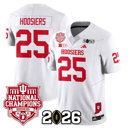 Indiana H Vapor Limited Football Jersey - 2025 National Champions - All Stitched-DTD