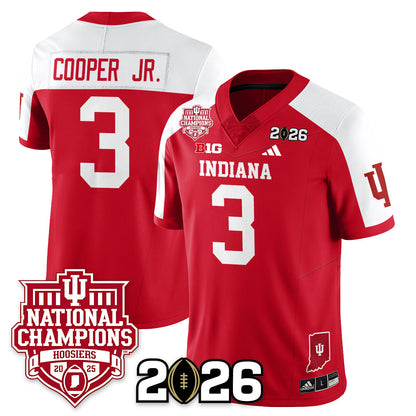 Indiana H Vapor Limited Football Jersey - 2025 National Champions - All Stitched-DTD