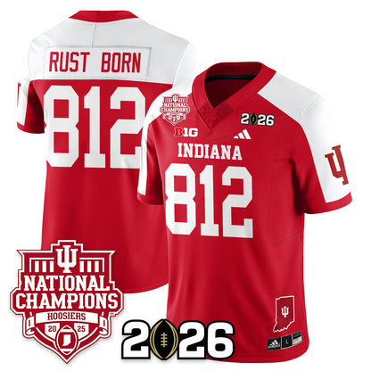Indiana H Vapor Limited Football Jersey - 2025 National Champions - All Stitched-DTD