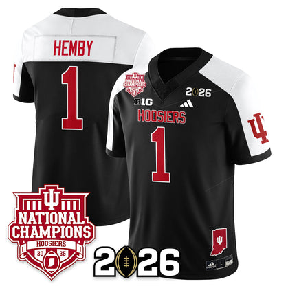 Indiana H Vapor Limited Football Jersey - 2025 National Champions - All Stitched-DTD
