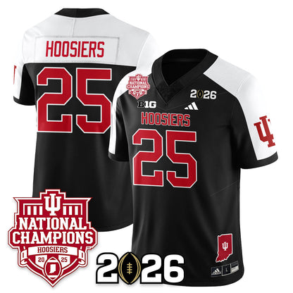 Indiana H Vapor Limited Football Jersey - 2025 National Champions - All Stitched-DTD
