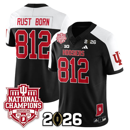 Indiana H Vapor Limited Football Jersey - 2025 National Champions - All Stitched-DTD