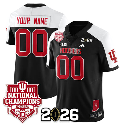 Indiana H Vapor Limited Football Custom Jersey - 2025 National Champions - All Stitched-DTD