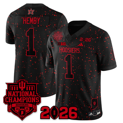Indiana H Stranger Things Vapor Limited Football Jersey - 2025 National Champions - All Stitched-DTD