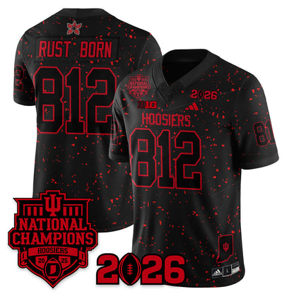 Indiana H Stranger Things Vapor Limited Football Jersey - 2025 National Champions - All Stitched-DTD