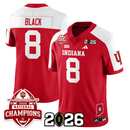 Indiana H Vapor Limited Football Jersey V2 - 2025 National Champions - All Stitched-DTD