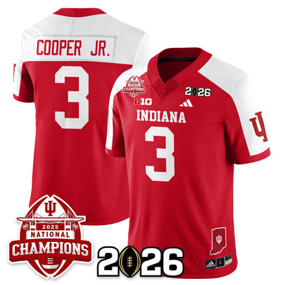 Indiana H Vapor Limited Football Jersey V2 - 2025 National Champions - All Stitched-DTD