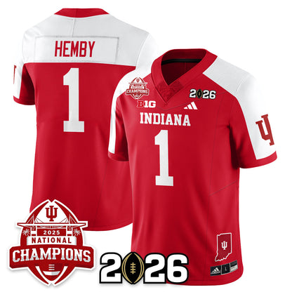 Indiana H Vapor Limited Football Jersey V2 - 2025 National Champions - All Stitched-DTD