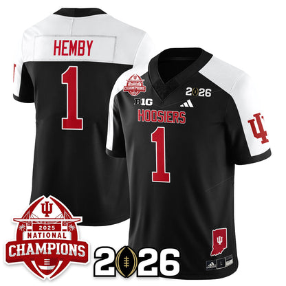 Indiana H Vapor Limited Football Jersey V2 - 2025 National Champions - All Stitched-DTD