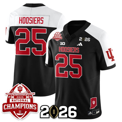 Indiana H Vapor Limited Football Jersey V2 - 2025 National Champions - All Stitched-DTD