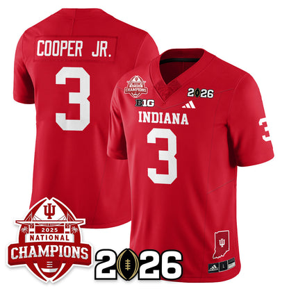 Indiana H Vapor Limited Football Jersey V2 - 2025 National Champions - All Stitched-DTD