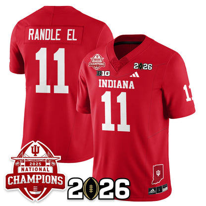 Indiana H Vapor Limited Football Jersey V2 - 2025 National Champions - All Stitched-DTD
