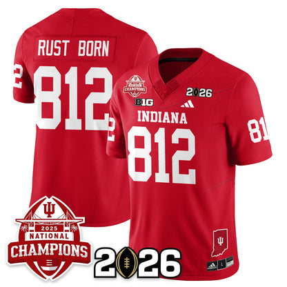 Indiana H Vapor Limited Football Jersey V2 - 2025 National Champions - All Stitched-DTD