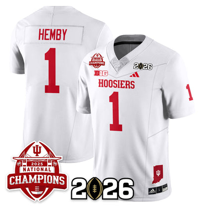 Indiana H Vapor Limited Football Jersey V2 - 2025 National Champions - All Stitched-DTD