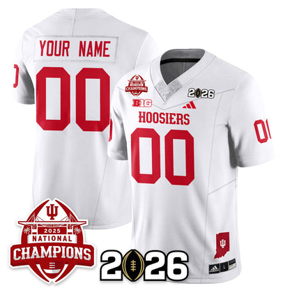 Custom Indiana H Vapor Limited Football Jersey V2 - 2025 National Champions - All Stitched-DTD